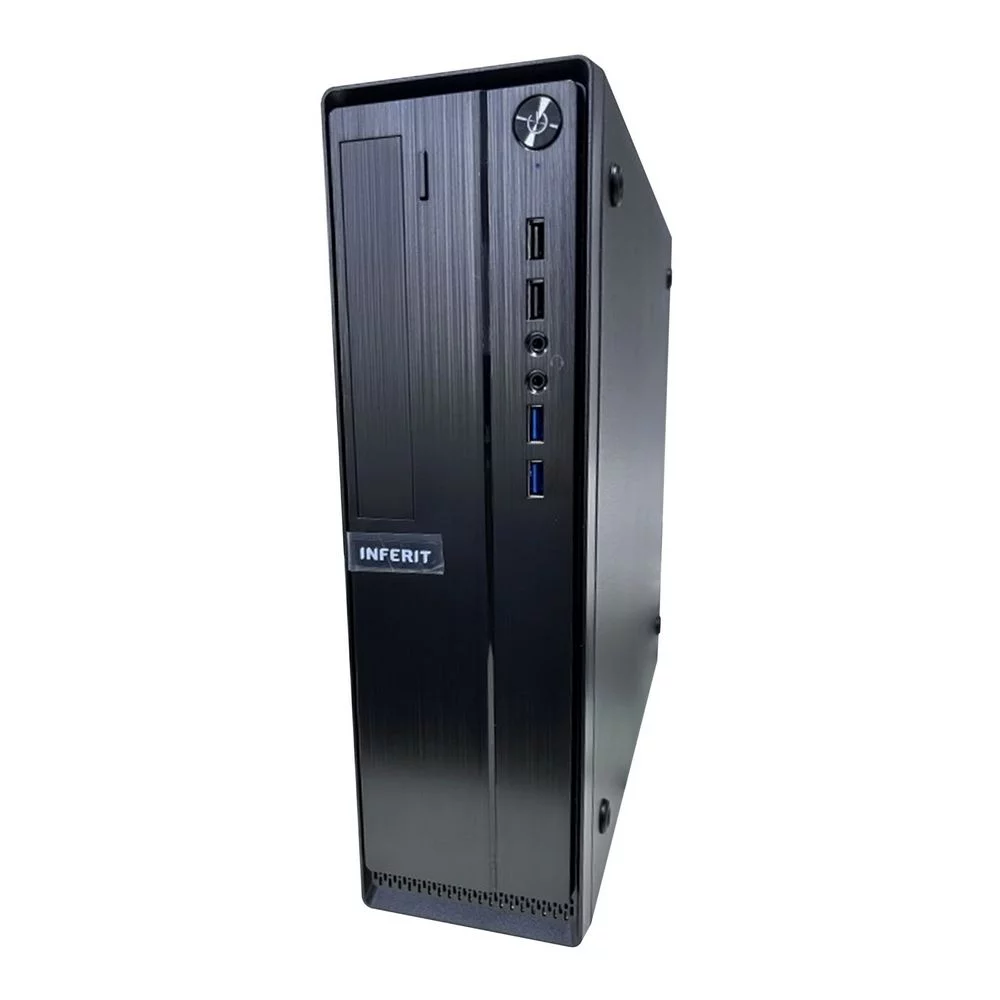 Корпус FoxLine FL-207-TFX230B-85-INF (FL-207-TFX230B-85-INF) |FL-207-TFX230B-85-INF| mATX case, black, w/ PSU TFX 230W 85+ Bronze, w/ 2xUSB2.0+2xUSB3.0, w/ pwr cord, w/ 8cm FAN, w/ 2xHD-Audio to 2in1, Combo Audio, w/ INFERIT logo