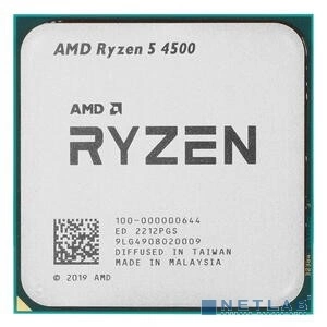 Процессор/ CPU AM4 AMD Ryzen 5 4500 (Renoir, 6C/12T, 3.6/4.1GHz, 11MB, 65W) OEM (100-000000644)