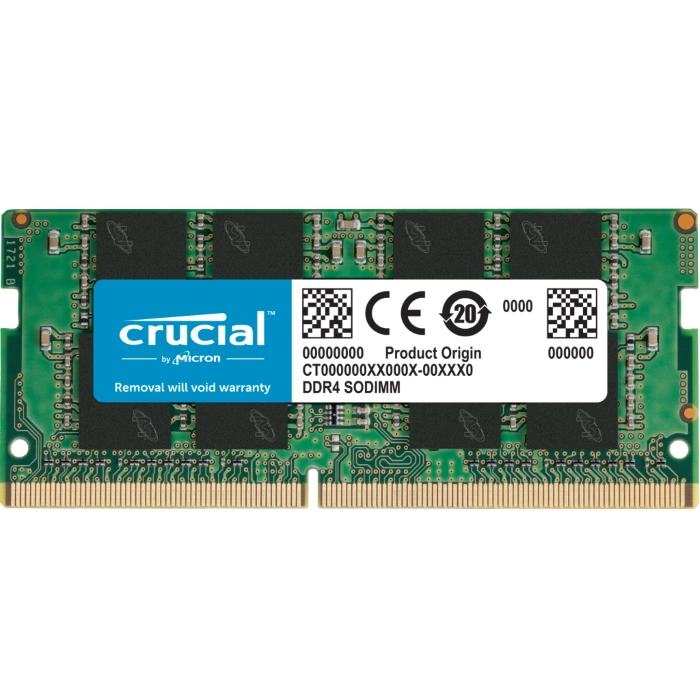 Модуль памяти Crucial 8GB DDR4 3200MHz PC4-25600 SODIMM CL22 1.2V (CT8G4SFRA32A)