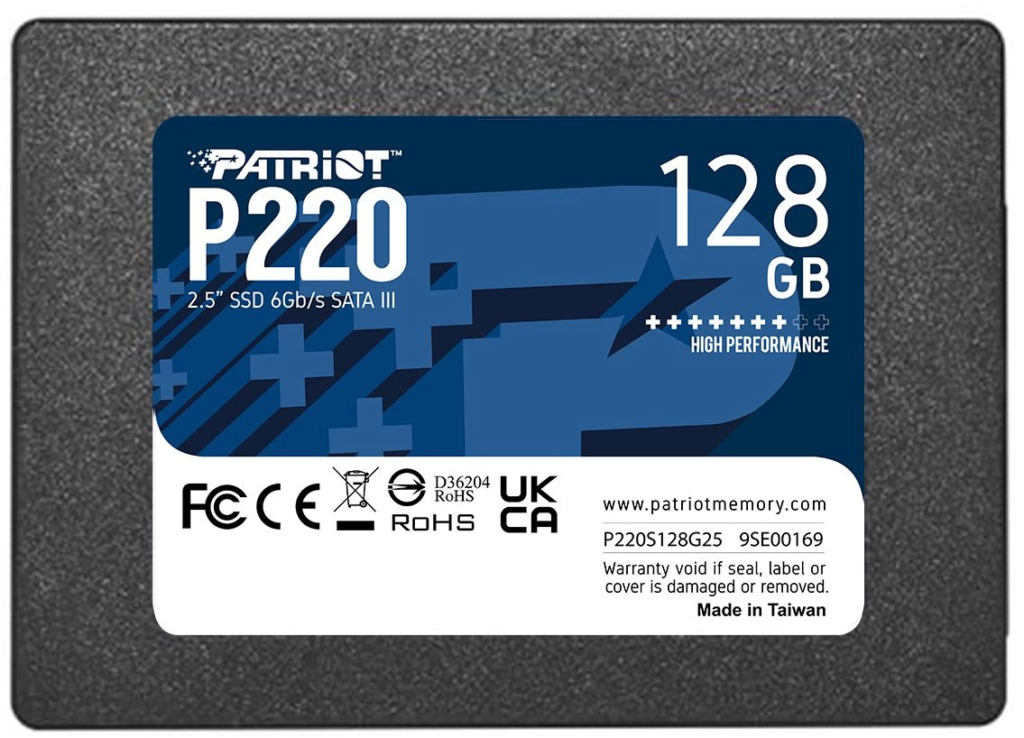 Накопитель SSD Patriot SATA III 128Gb P220S128G25 P220 2.5"