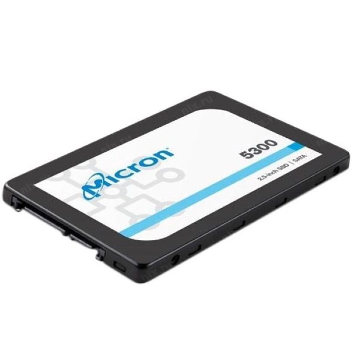 Твердотельный накопитель Micron 5300 MAX SSD 2.5" 1.92TB SATA 6Gb/ s TLC 540/ 520MB/ s IOPS 95K/ 70K MTBF 3M (MTFDDAK1T9TDT-1AW1ZABYY)