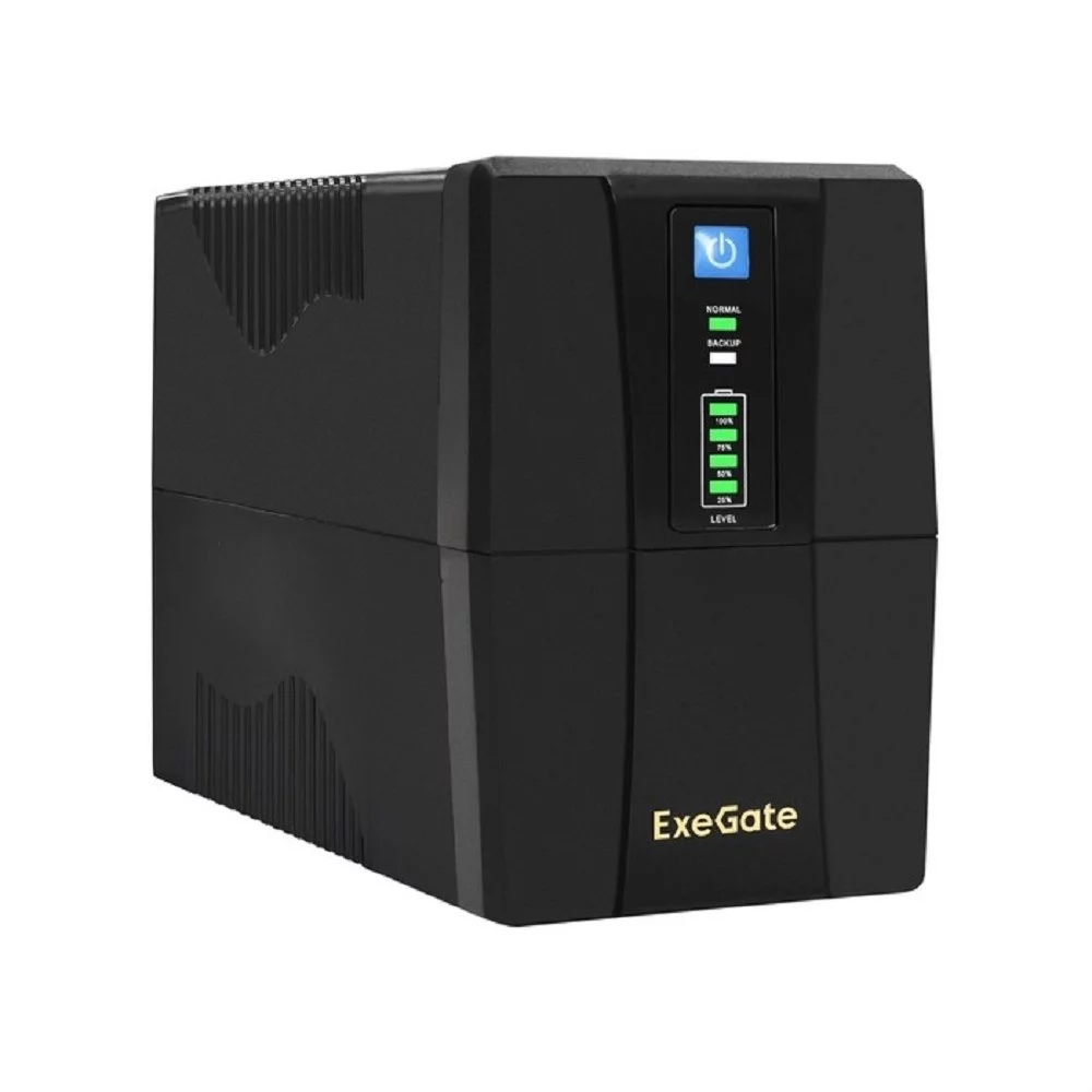 Exegate EX292764RUS ИБП ExeGate SpecialPro UNB-600.LED.AVR.2SH.RJ.USB