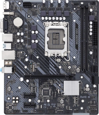 ASROCK B660M-HDV, LGA1700, B660, 2*DDR4, 4*SATA, 2*M.2, 3*USB 3.2, 2*USB 2.0, Type-C, 1*PCIx16, 2*PCIx1, 1xM.2 (Key E), D-Sub+HDMI+DP, mATX