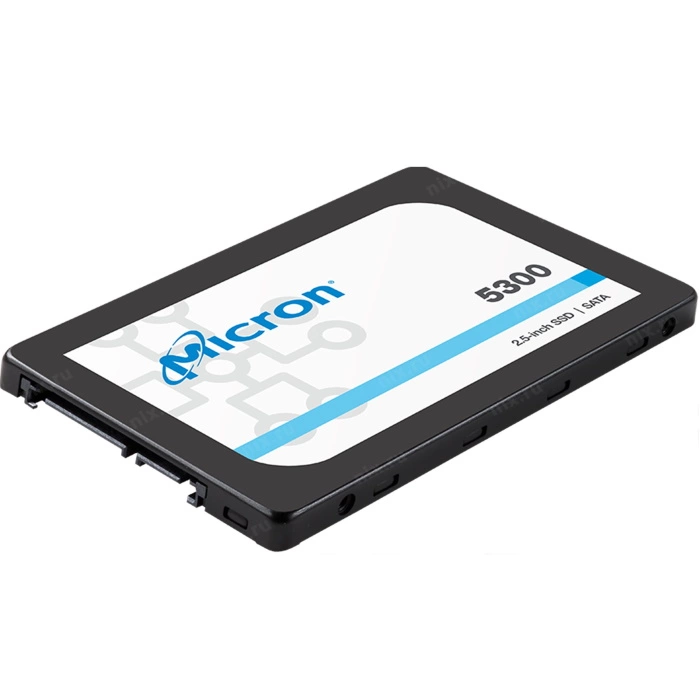 Твердотельный накопитель SSD 7.68TB Micron 5300PRO 2.5" SATA III 3D TLC (MTFDDAK7T6TDS-1AW1ZABYY)