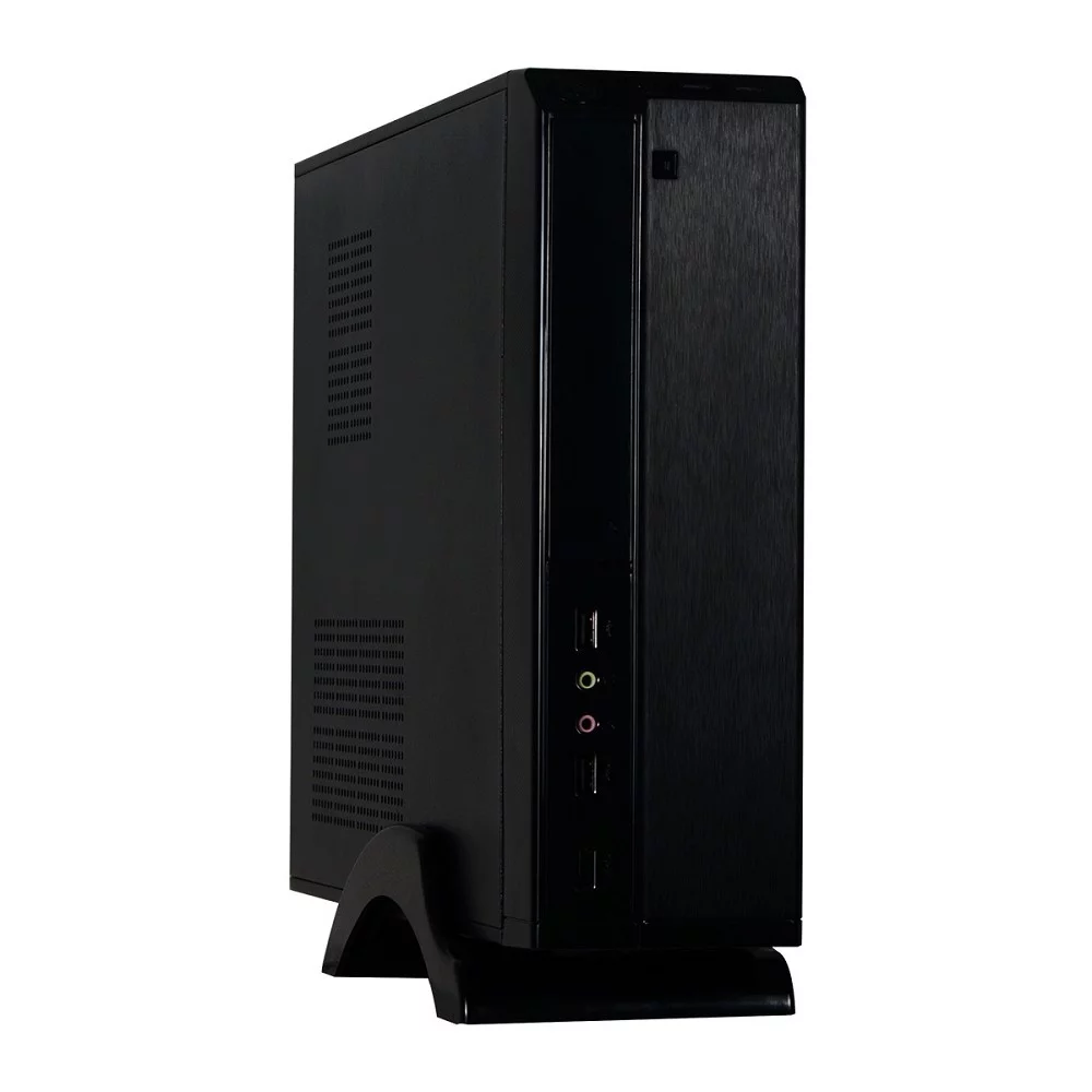 Exegate EX268691RUS Корпус MiniITX Exegate MI-207 Black, miniITX/ mATX, , 2*USB, Audio