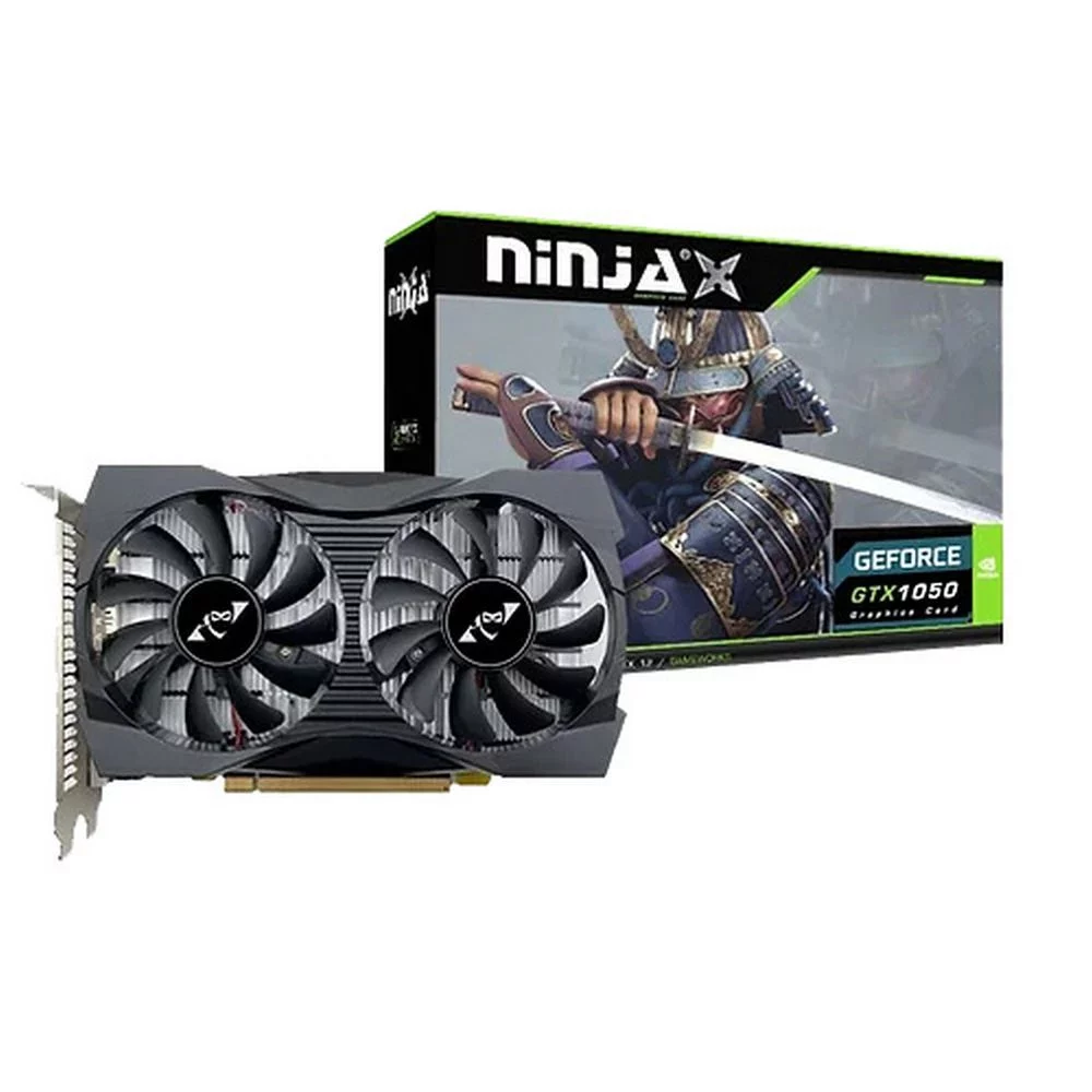 Видеокарта Ninja (Sinotex) GTX1050 4G GDDR5 128BIT DVI DP HDMI 2FAN RTL (NF105NP45F)