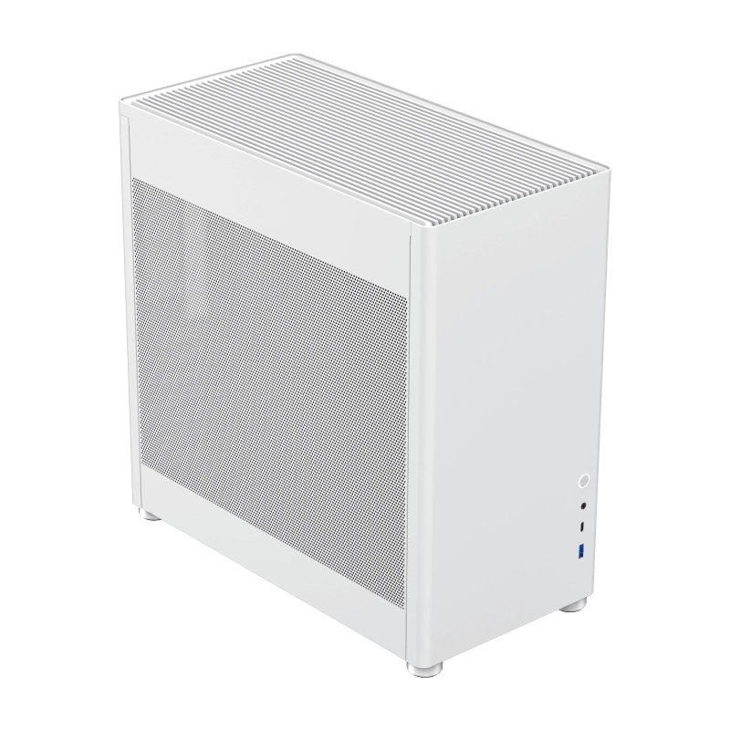 Gamemax MeshBox White ATX case, white, w/ o PSU, w/ 1xUSB3.0+1xType-C, 1xCombo Audio