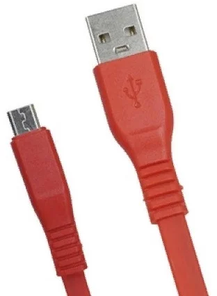 Кабель Premier 5-943RL45 2.0R USB (m)-micro USB (m) 2м красный пакет