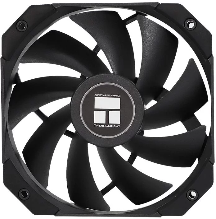 Вентилятор Thermalright TL-D12B 120x120x25mm черный 4-pin 25.2dB 120gr Ret