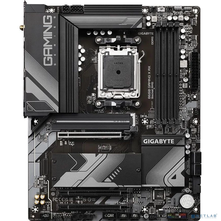 GIGABYTE B650 GAMING X AX, AM5, B650, 4*DDR5, DP+HDMI, 4 SATA 6 Гб/ с, M2, Audio, Gb LAN, USB 3.2, USB 2.0, Type-C, COM*1 header, ATX