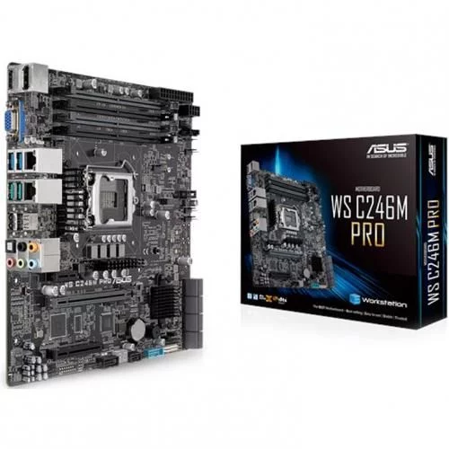 ASUS WS C246M PRO,LGA-1151,MATX,4DIMM,3PCIE (90SW00E0-M0EAY0)