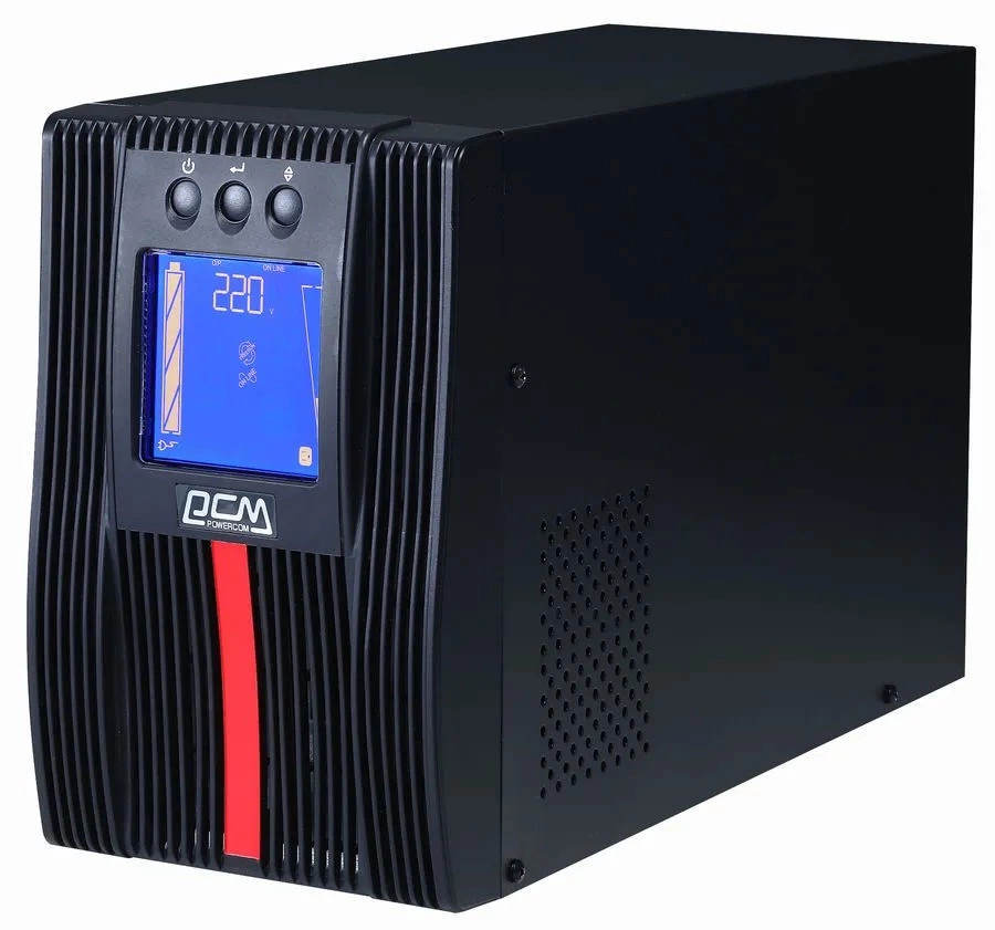 ИБП Powercom MACAN MAC-1000 1000VA/ 1000W Tower, 4*IEC320-C13, Serial+USB, SNMP Slot (1034861)