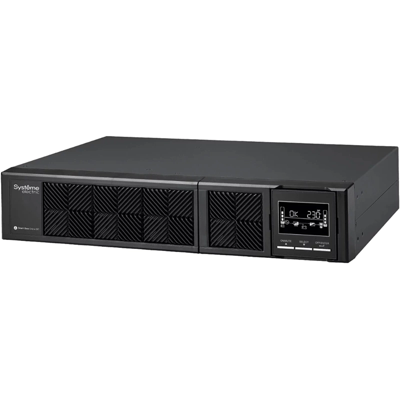 Systeme Electriс Smart-Save Online SRT, 1500VA/ 1500W, On-Line, Extended-run, Rack 2U(Tower convertible), LCD, Out: 8xC13, SNMP Intelligent Slot, USB, RS-232 (SRTSE1500RTXLI)