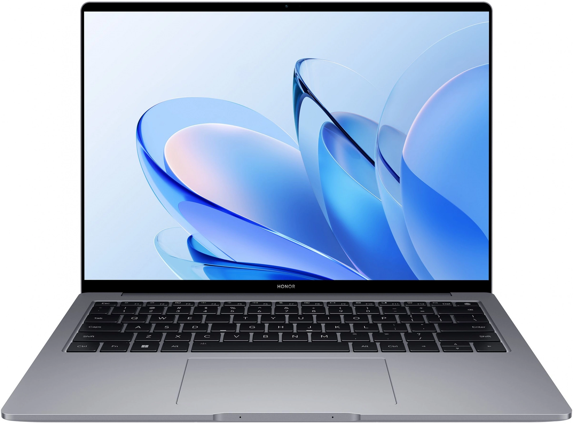 Ноутбук Honor MagicBook 14 Core i5 13500H 16Gb SSD1Tb Intel Iris Xe graphics 14.2" IPS 2.5K (2520x1680) Windows 11 Home grey WiFi BT Cam (5301AFRK)