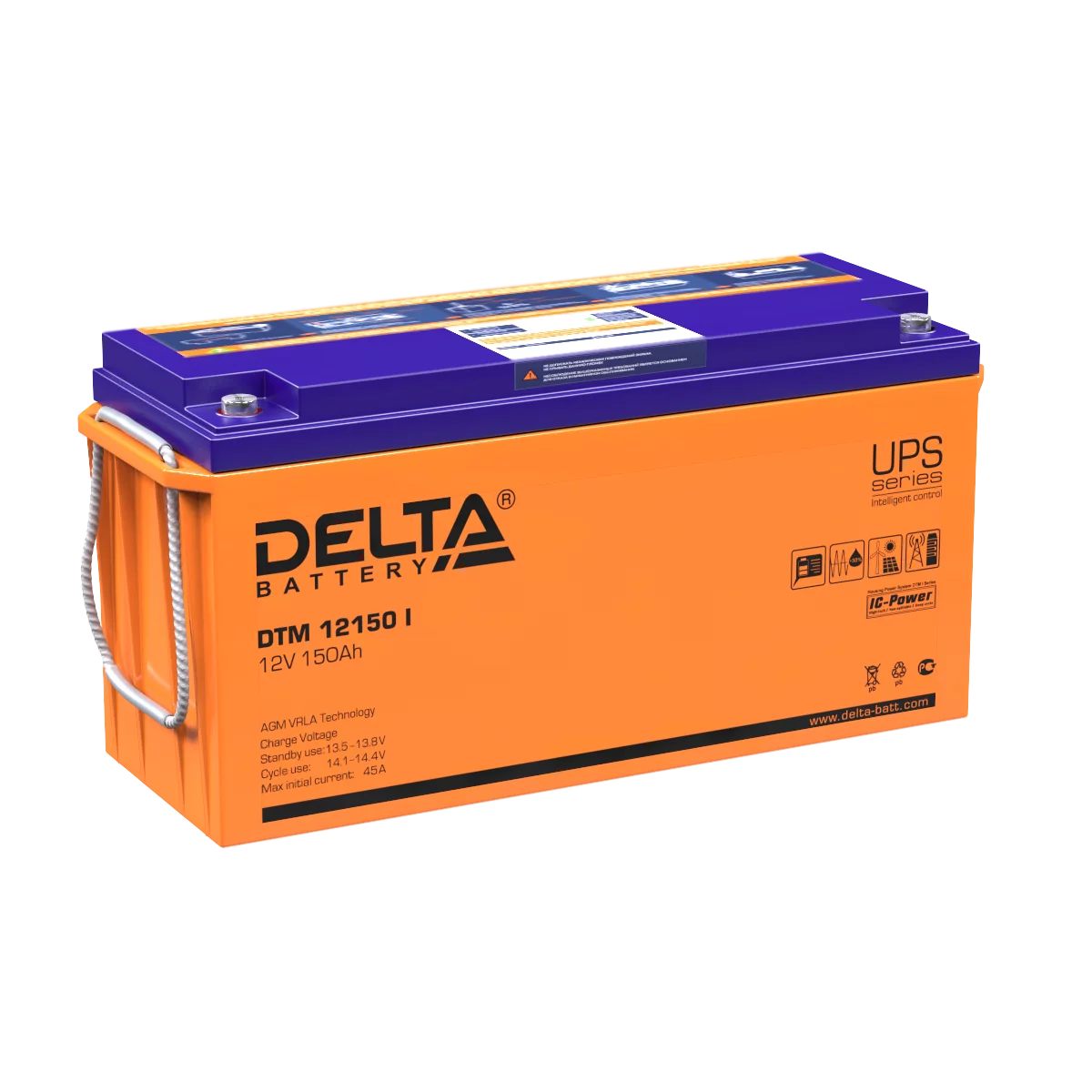 Аккумуляторная батарея DELTA BATTERY DTM 12150 I