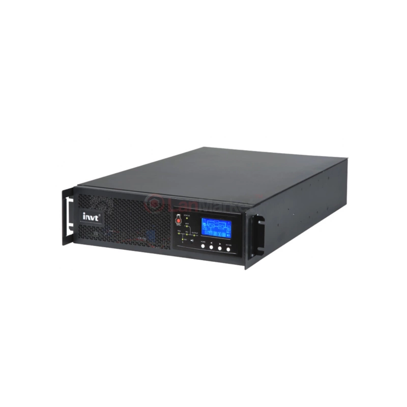 ИБП INVT Rack type online 3кВА, PF = 0.9, Ш*Г*В: 440*480*86мм/ INVT Rack type online UPS 3 kVA (HR1103L)