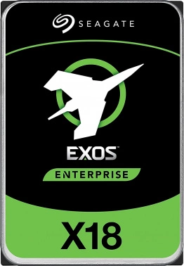 Seagate Exos X18 HDD 3.5" SAS 12Tb, 7200 rpm, 256Mb, buffer, 512e/4kn, CMR, ST12000NM004J, 1 year