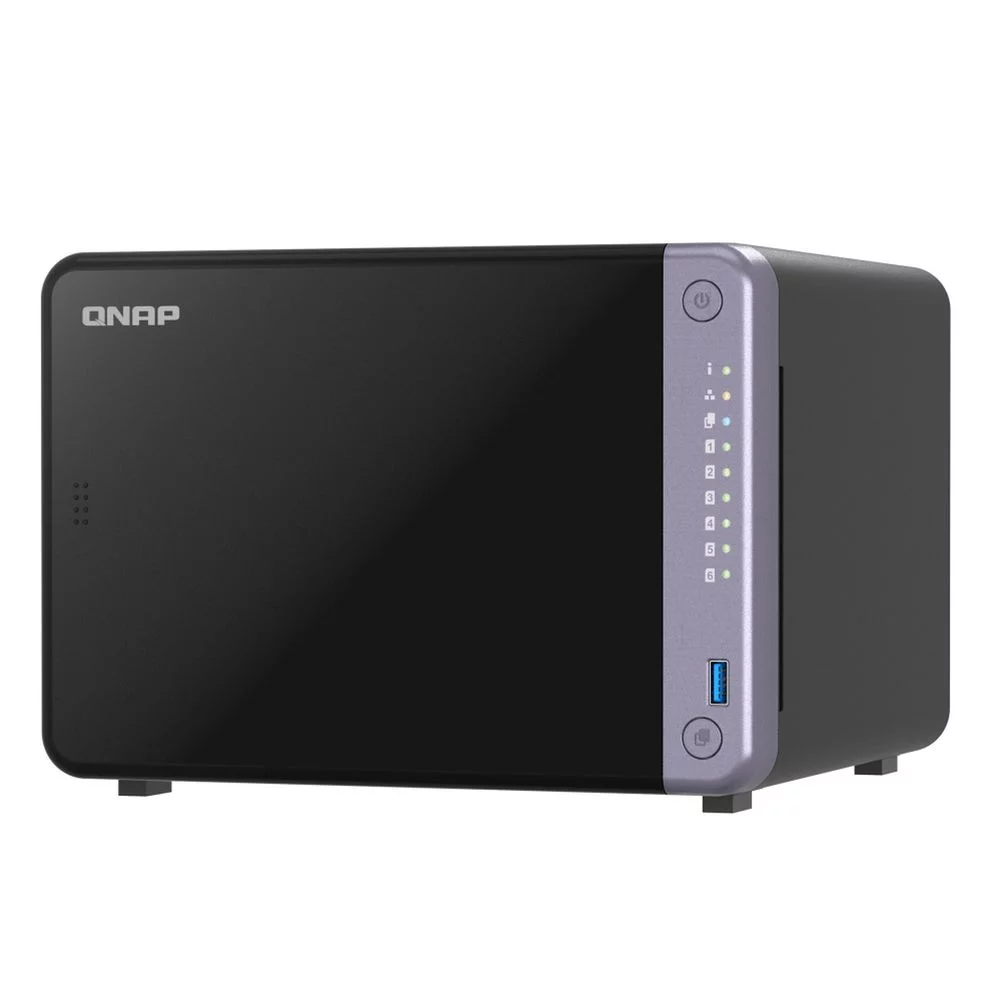 Сетевое хранилище без дисков/ SMB QNAP TS-632X-4G 6-bay 3.5" desktop NAS, AL524 4C 2.0GHz, 4GB DDR4 RAM (max 16GB), 2 x 10GbE SFP+, 2 x 2.5GbE, 1 x PCIe Gen3, 2 x USB 3.2 Gen1