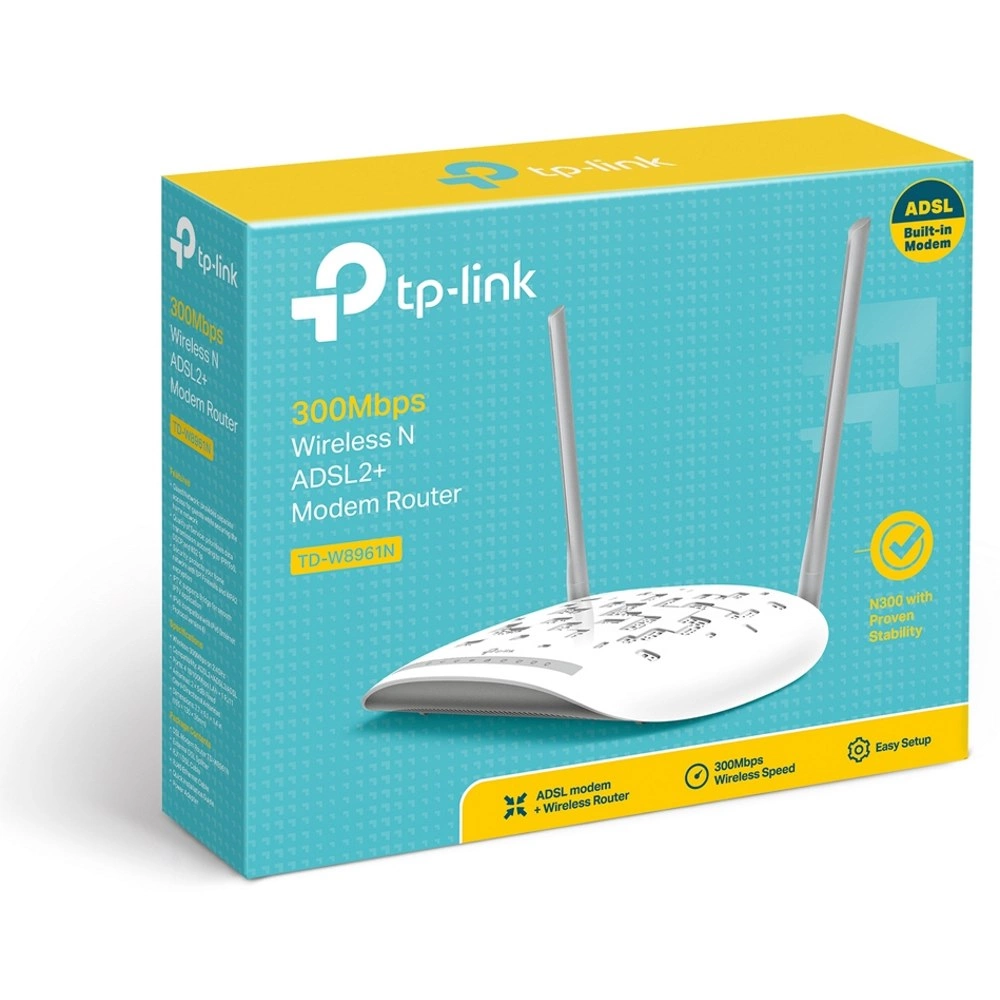 Картинка Роутер TP-Link TD-W8961N xDSL (TD-W8961N) 