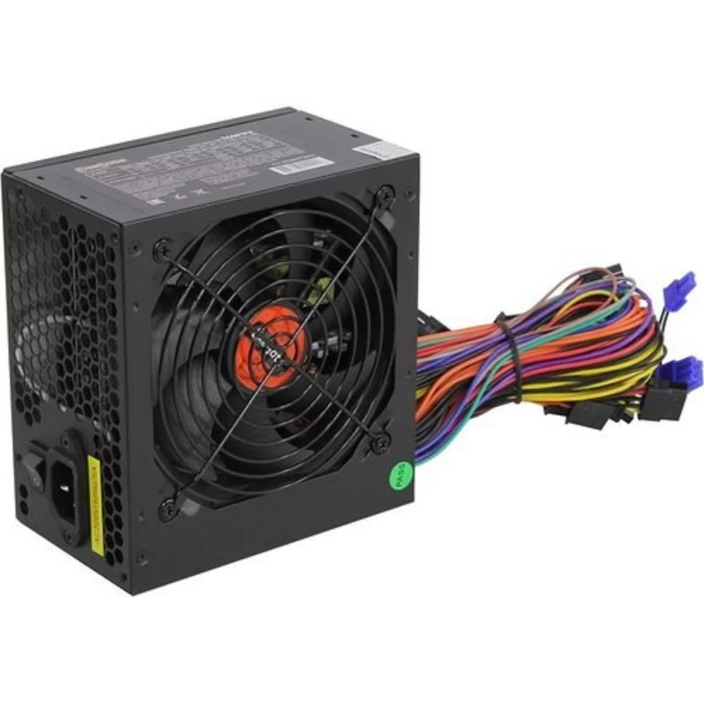 Exegate EX282072RUS Блок питания 550W ExeGate 550PPE, ATX, black, APFC, 12cm, 24p+(4+4)p PCI-E, 3*IDE, 5*SATA, FDD