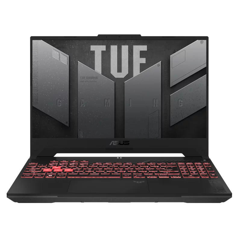 Ноутбук Asus TUF Gaming A15 FA507NU-LP141 Ryzen 5 7535HS 16Gb SSD512Gb NVIDIA GeForce RTX4050 6Gb 15.6" IPS FHD (1920x1080) noOS grey WiFi BT Cam (90NR0EB5-M00FN0)