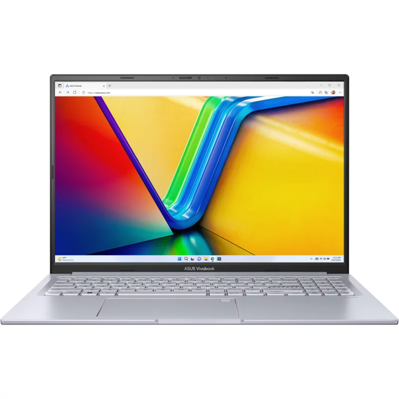 Ноутбук Asus VivoBook 16X K3605ZV-N1151 Core i7 12700H 16Gb SSD1Tb NVIDIA GeForce RTX4060 8Gb 16" IPS WUXGA (1920x1200) noOS silver WiFi BT Cam (90NB11W2-M008W0)