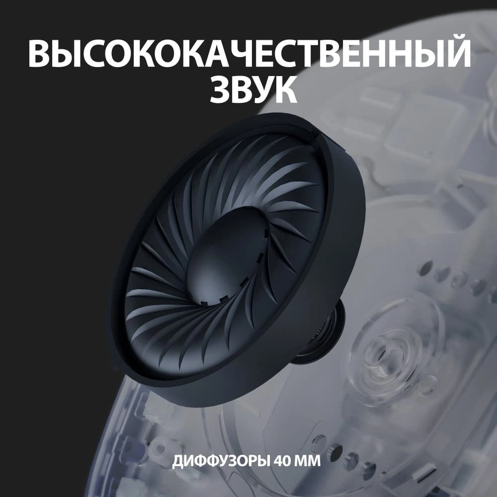 Гарнитура игровая Logitech G435 Lightspeed Wireless, Bluetooth, stereo  (981-001074)