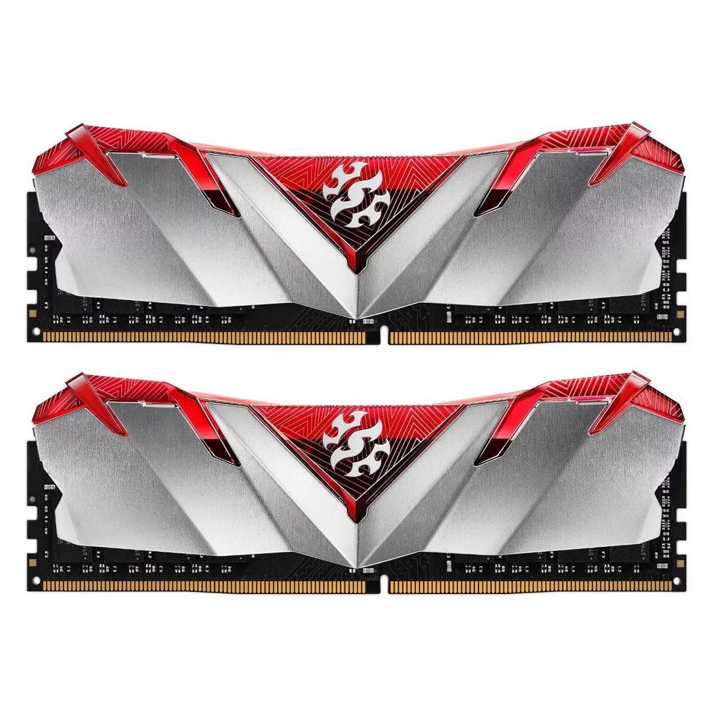 Модуль памяти ADATA 32GB (2x16GB) DDR4 UDIMM, XPG GAMMIX D30, 3200MHz CL16-20-20, 1.35V, Красный Радиатор (AX4U320016G16A-DR30)