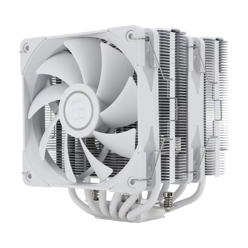 Кулер для процессора Thermalright Peerless Assassin 120 White, высота 157 мм, 150 TDP, 1550 об/ мин, 25.6 дБ, 166.17 CFM, 4-pin PWM, белый (PA120-WHITE)