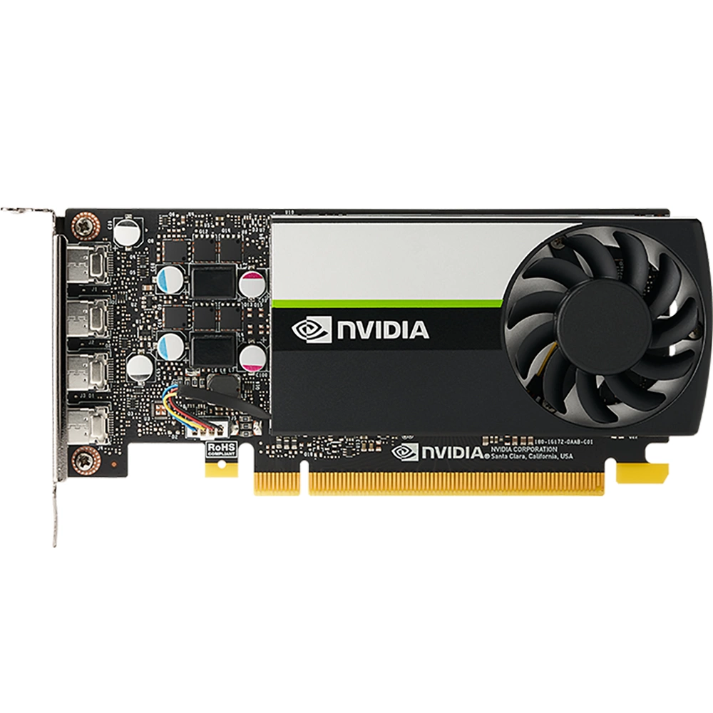 Видеокарта/ VGA NVIDIA QUADRO T1000 8GB, GDDR6/128-bit, PCIe 3.0, 4xmDP, 1-slot, BOX/RTL/PB (900-5G172-2570-000)