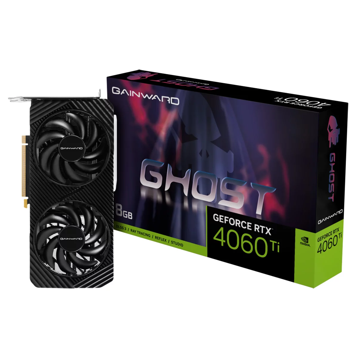 RTX4060Ti GHOST 8GB GDDR6 128bit 3-DP HDMI (NE6406T019P1-1060B)