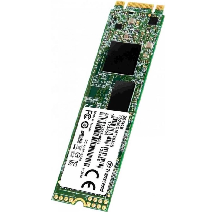 Накопитель Transcend TS256GMTS830S, M.2 2280, SSD, 256GB, 3D NAND TLC