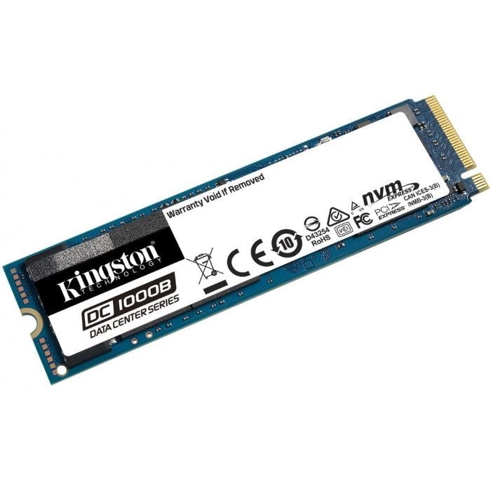 Твердотельный накопитель Kingston DC1000B SSD M.2 2280 480GB NVMe Gen3 x4 3200/ 565MB/ s IOPS 205K/ 20K MTBF 2M 0,5DWPD (SEDC1000BM8/480G)