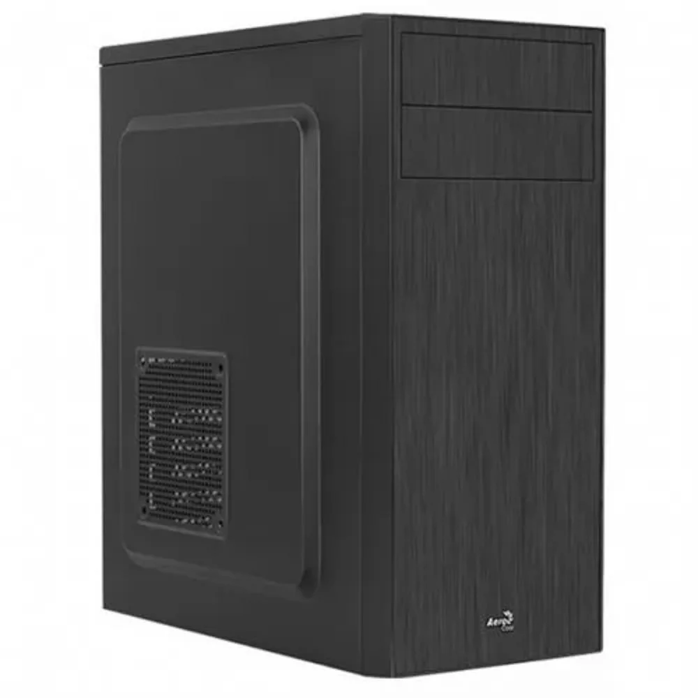 Корпус Aerocool CS-1103-S-BK-v1 Black Midi-Tower (ATX/ mATX/ Mini-ITX, VX PLUS 500W, Steel) (4718009159051)