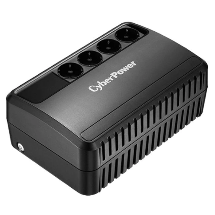 Источник бесперебойного питания CyberPower BU1000E, Line-Interactive, 1000VA/ 600W, 4 Schuko, Black