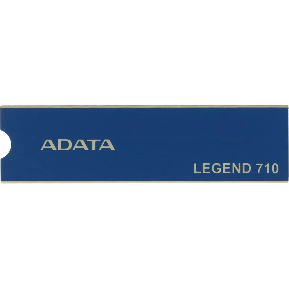 Твердотельный накопитель SSD ADATA ALEG-710-512GB PCIe Gen3x4 with NVMe, 2400/ 1000, IOPS 90/ 150K, MTBF 1.5M, 3D NAND, 130TBW, 0,23DWPD, Heat Sink, bulk