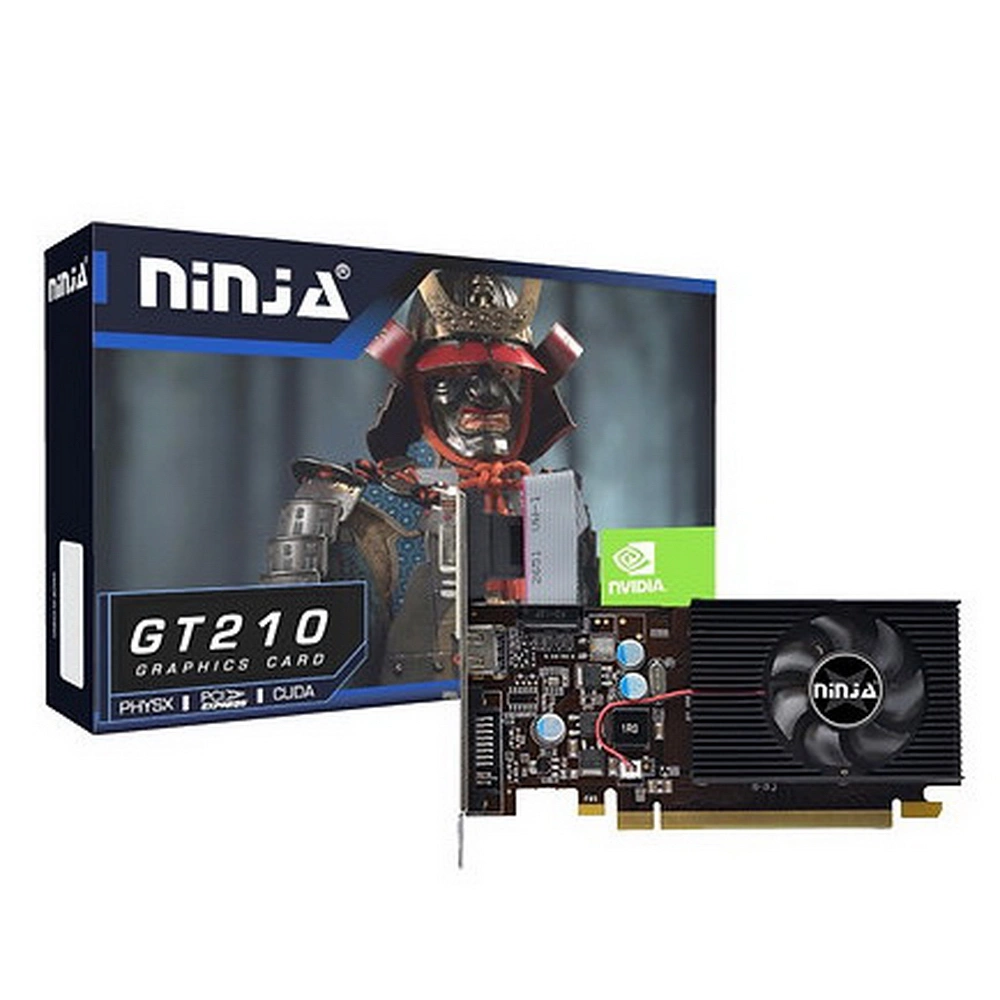 Ninja GT210 512M 64bit DDR3 DVI HDMI CRT PCIE (NF21N5123F)