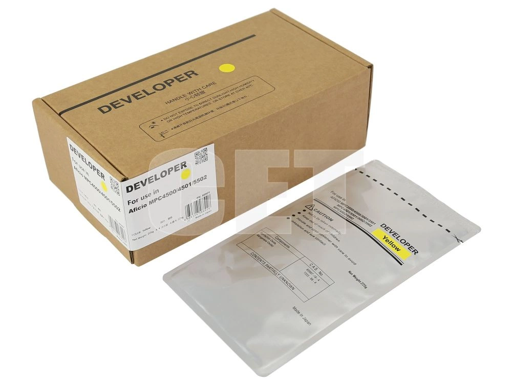 Девелопер для RICOH Aficio MPC4500/ 4501/ 5502 (CET) Yellow, 225г, 160000 стр., CET8892Y