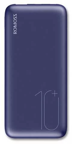 Мобильный аккумулятор Romoss WSL10 10000mAh QC2.0 18W 3A USB-A/USB-C беспров.зар. синий