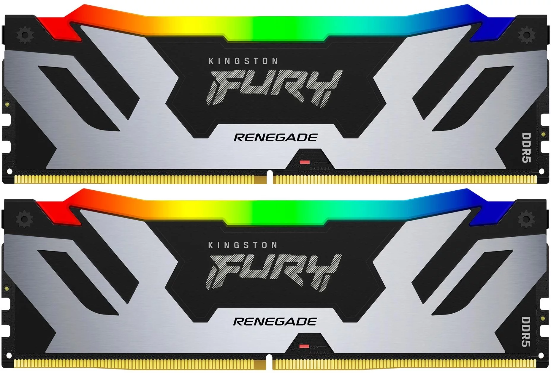 DDR 5 DIMM 48Gb PC51200, 6400Mhz, Kingston FURY Renegade RGB XMP CL32 (Kit of 2) (KF564C32RSAK2-48) (retail)