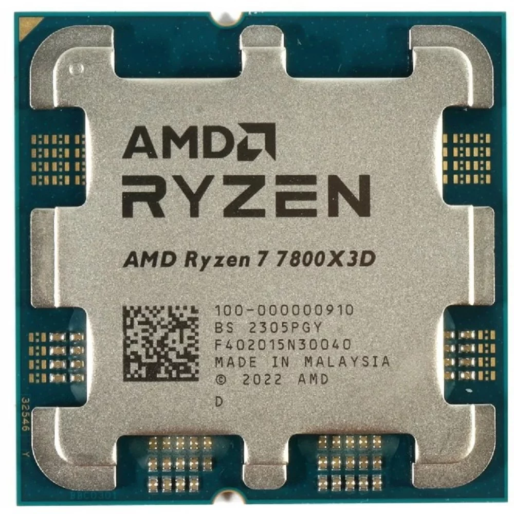 Процессор/ CPU AM5 AMD Ryzen 7 7800X3D (8C/16T, 4.2/5.0GHz, 96MB, 120W) OEM (100-000000910)