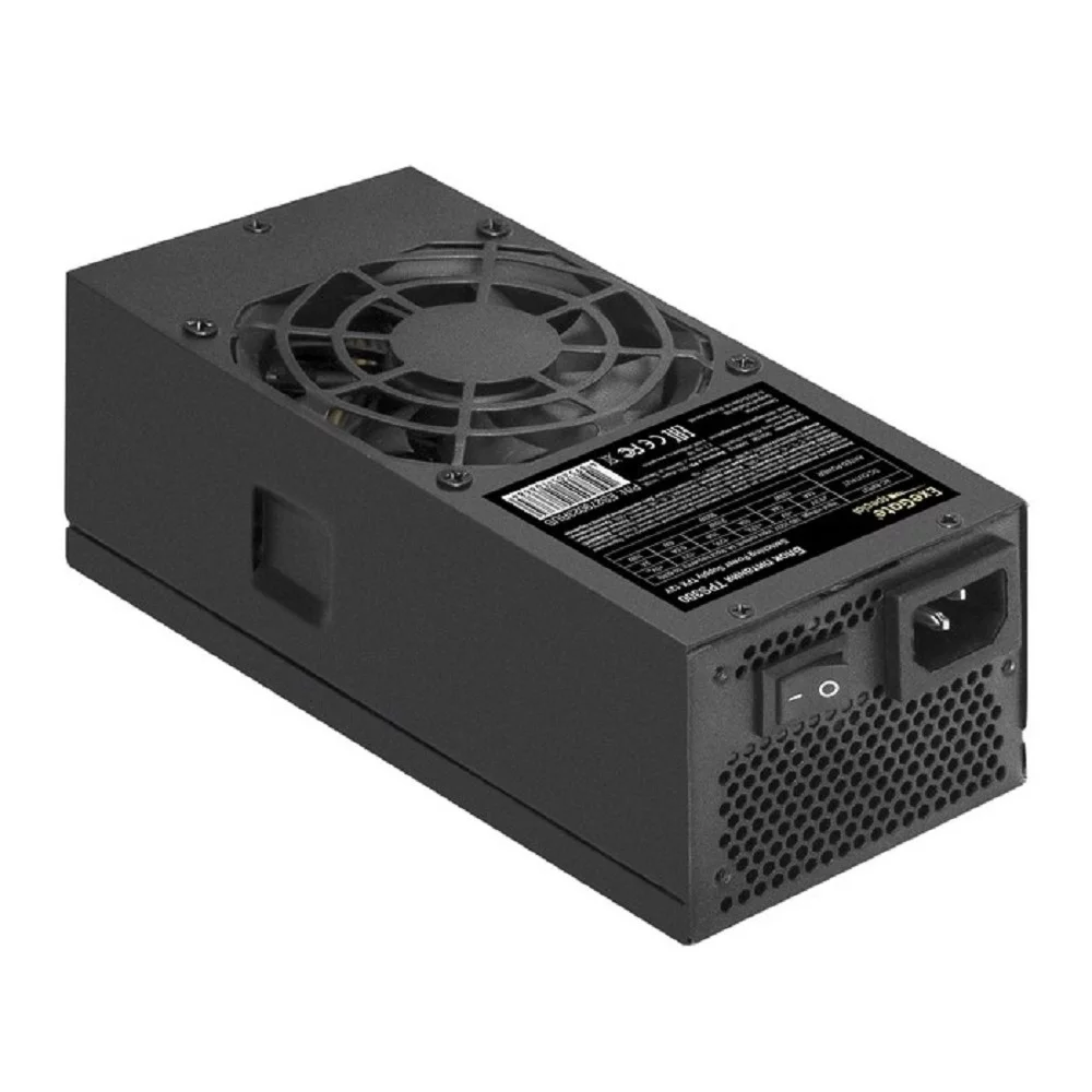 Exegate EX292227RUS Блок питания 400W ExeGate TPS400 (TFX, 8cm fan, 24pin, 4+4pin, 3xSATA, 2xIDE, black)