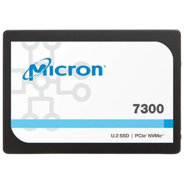 Твердотельный накопитель/ Micron SSD 7300 MAX, 3200GB, U.2(2.5" 7mm), NVMe, PCIe 3.0 x4, 3D TLC, R/W 3000/1900MB/s, IOPs 520 000/160 000, TBW 19200, DWPD 3.3 (12 мес.) (MTFDHBE3T2TDG-1AW1ZABYY)