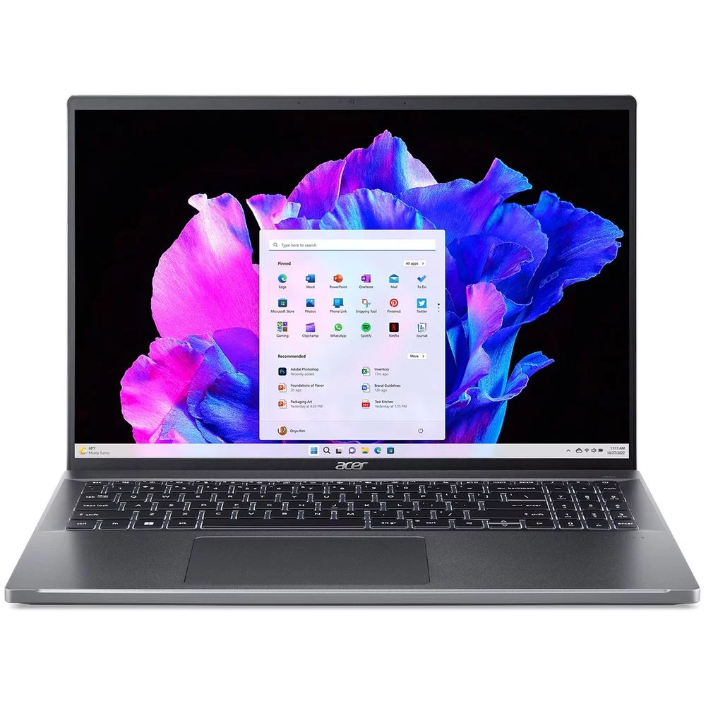 Ноутбук Acer Swift Go SFG16-72-709R 16" 3200x2000/ Core Ultra 7-155H/ 16Gb/ SSD 1Tb/ Win11 Iron Grey 1.6 кг NX.KSHCD.002