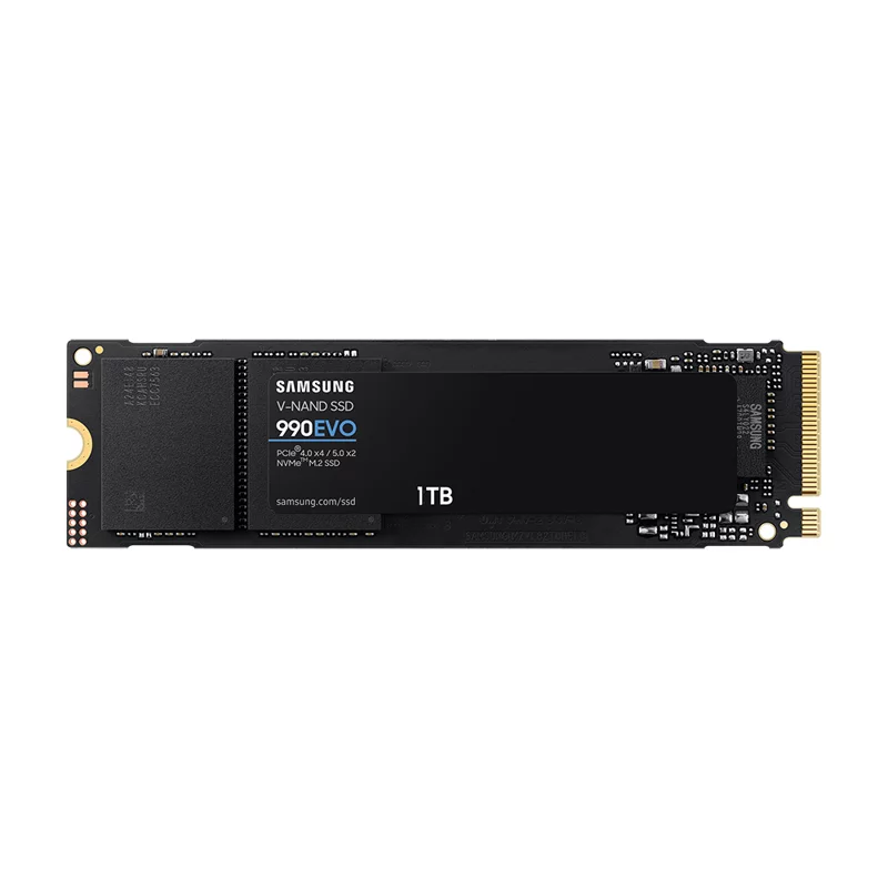 SSD M.2 (PCI-E NVMe 2.0 Gen 4.0 x4) 1Tb Samsung 990 EVO 1year (MZ-V9E1T0BW)