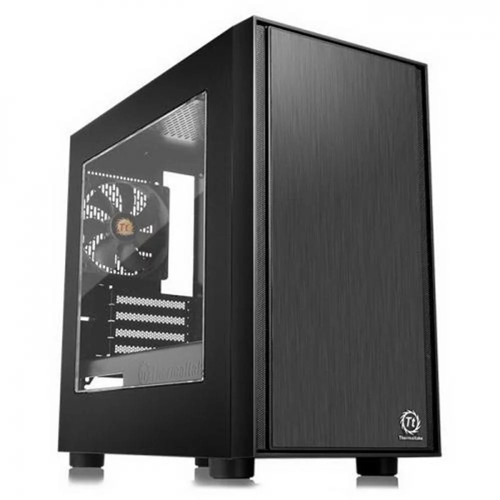 Корпус Thermaltake Versa H17 window черный без БП mATX 2xUSB2.0 1xUSB3.0 audio bott PSU (CA-1J1-00S1WN-00)