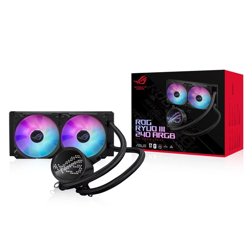 Жидкостная система охлаждения ASUS ROG RYUO III 240 ARGB / AIO COOLER,ASETEK,EMMA,ARGB,AURA (90RC00J1-M0UAY0) / AIO COOLER,ASETEK,EMMA,ARGB,AURA (90RC00J1-M0UAY0)