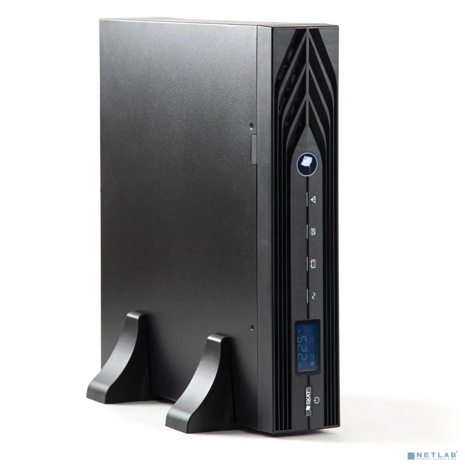 ИБП Бастион SKAT-UPS 1500 RACK исп.Е {Online, 1500ВА/1350Вт, стойка/на пол, 8x C13, USB/RS-232, EPO, БЕЗ АКБ (3 шт 40-120 Ач) МПТ} (8953)