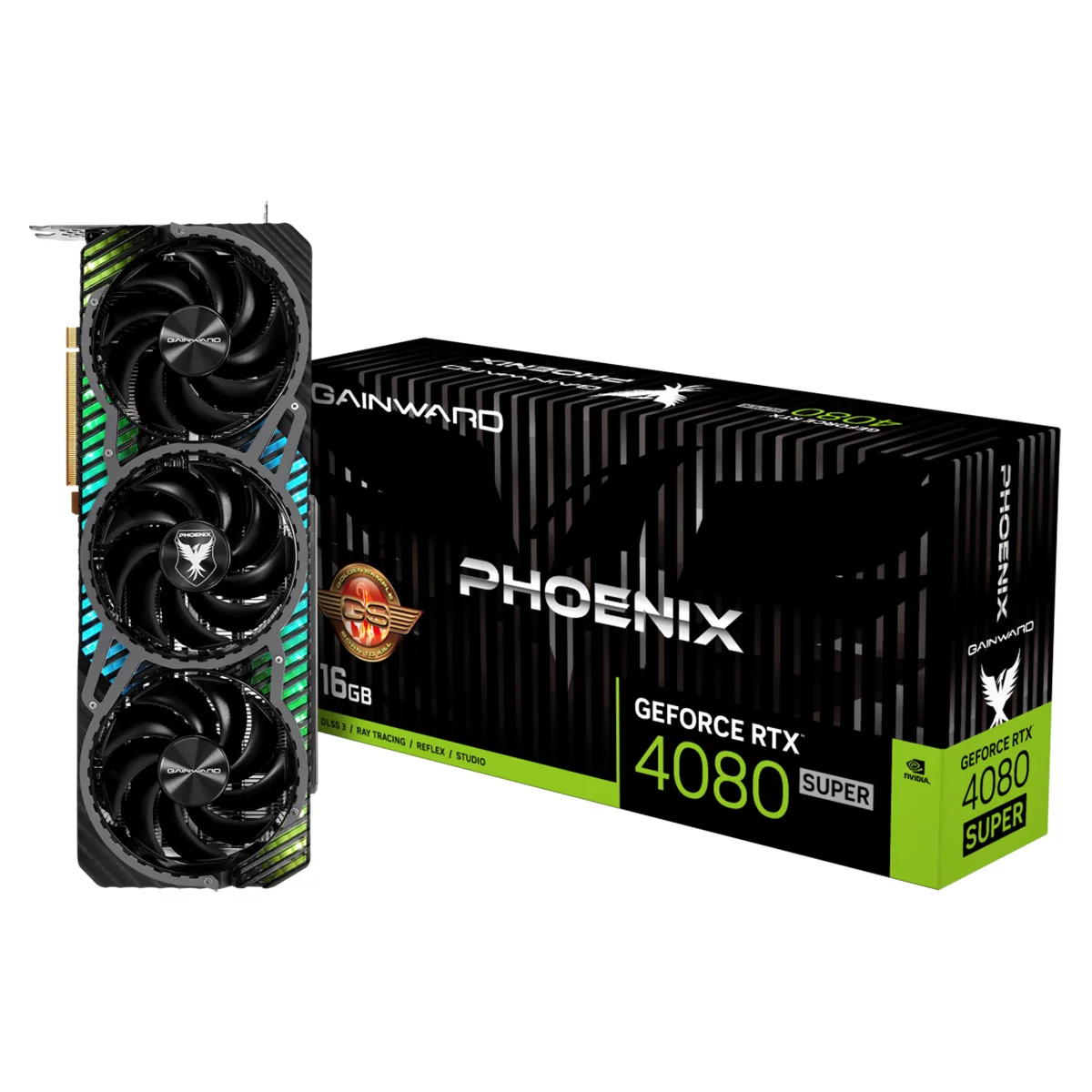 RTX4080 SUPER PHOENIX GS 16GB GDDR6X 256bit 3-DP HDMI (NED408ST19T2-1032X)