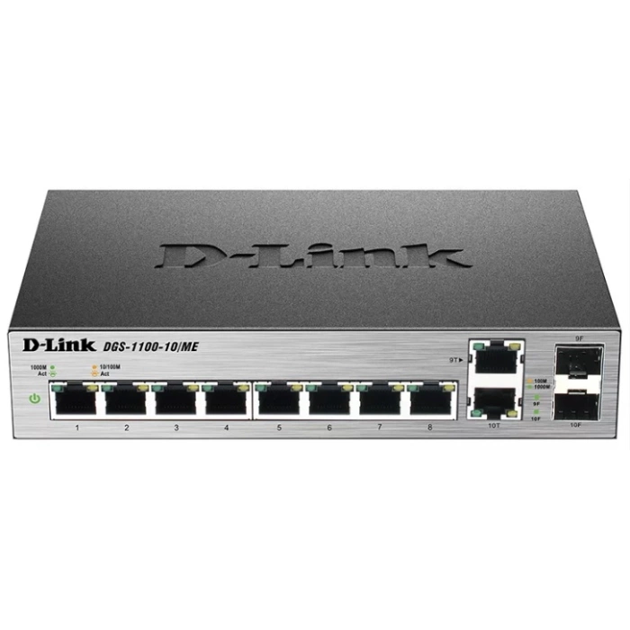 Картинка Коммутатор D-Link Metro Ethernet DGS-1100-10/ME/A2A (DGS-1100-10/ME/A2A) 